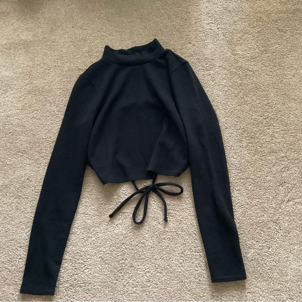 Madewell cropped turtleneck